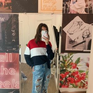 Colorblock comfy hollister sweatshirt